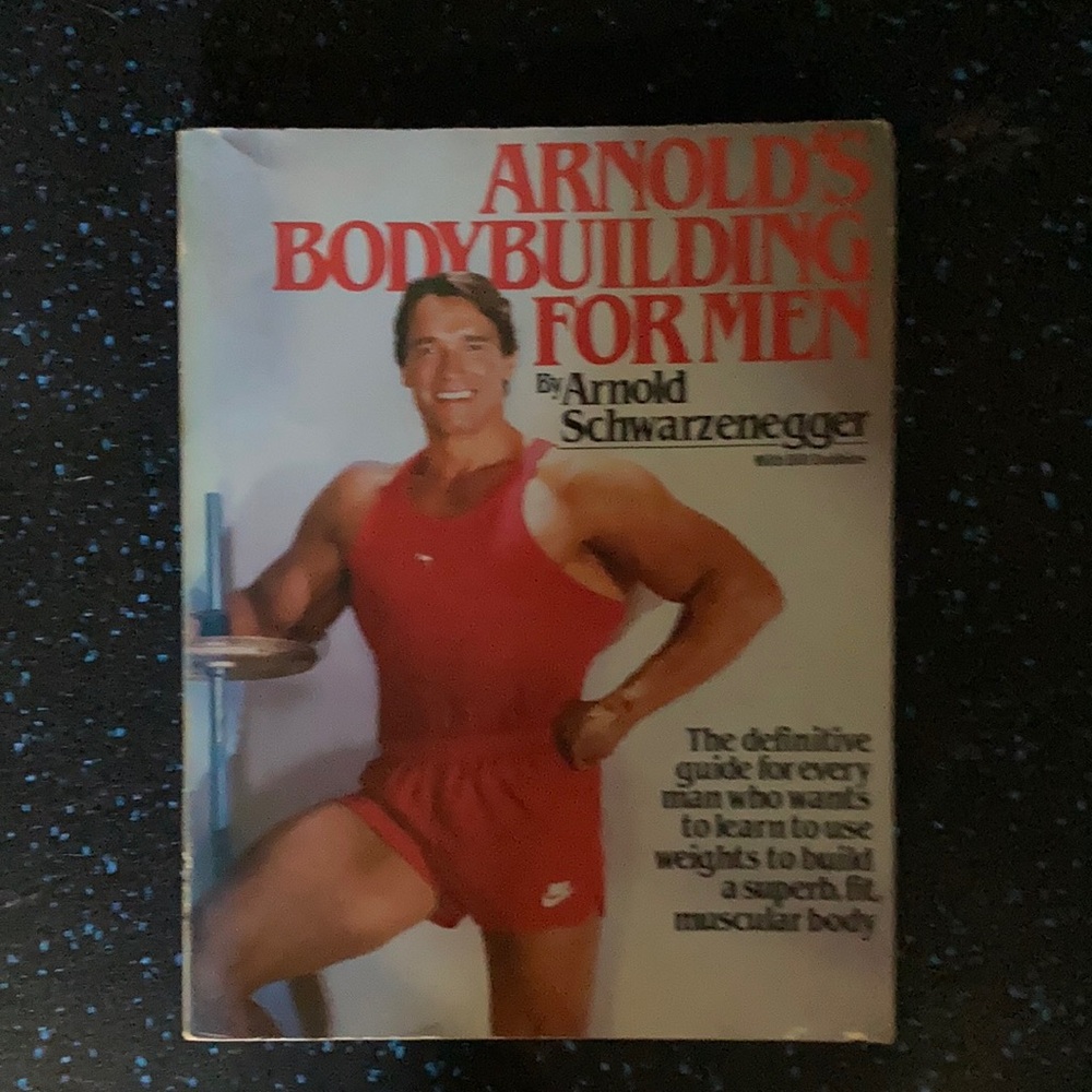 🏋🏼‍♂️🥇Arnold's Bodybuilding for Men Pprback by Schwarzenegger 1980s 💪🏋🏿‍♀️